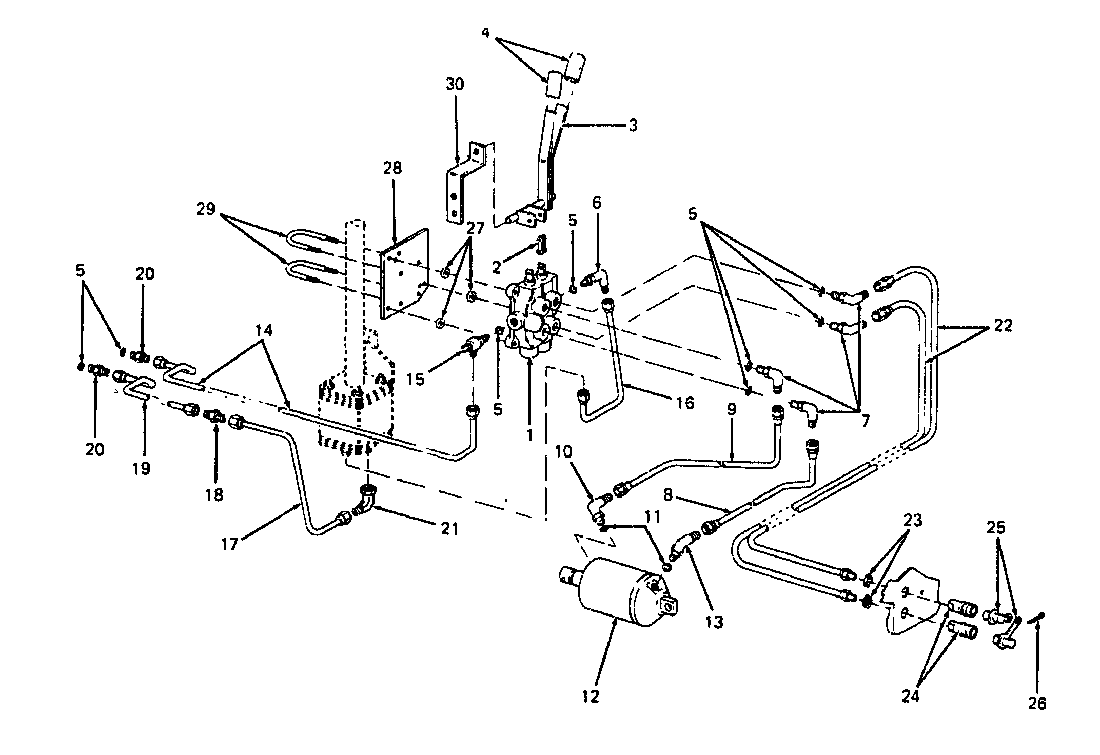 Cub Cadet, Kompakttraktoren, 1772, 1772 (1989), Hydraulik, MTD Ersatzteil-Zeichnungen