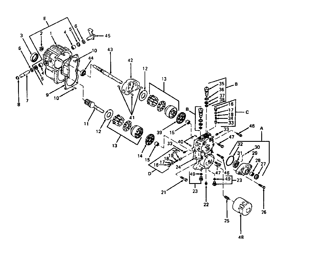 Cub Cadet, Kompakttraktoren, 1772, 1772 (1989), Hydrostat, MTD Ersatzteil-Zeichnungen