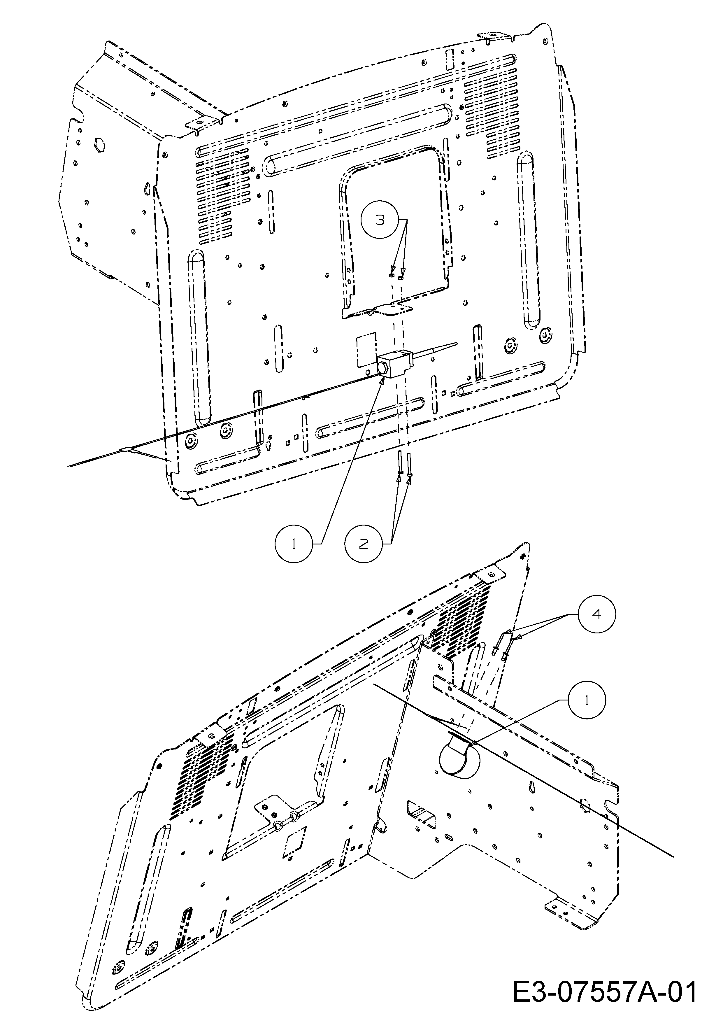 Massey Ferguson, Rasentraktoren, MF 36-18 RD, 13AD91GE695 (2014), Füllstandsanzeige, MTD Ersatzteil-Zeichnungen
