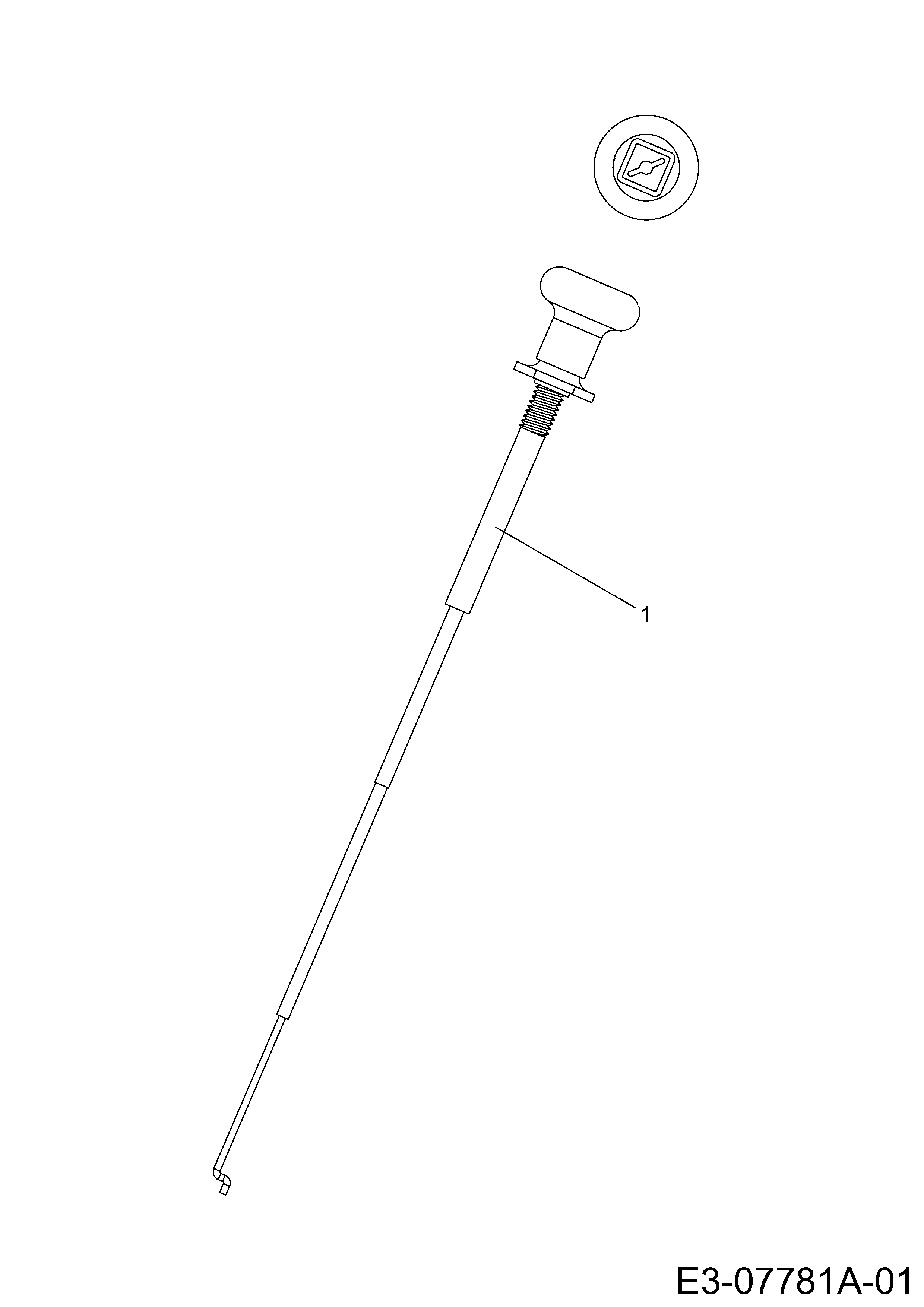 Massey Ferguson, Rasentraktoren, MF 36-22 HG, 13AF91CI695 (2013), Chokezug, MTD Ersatzteil-Zeichnungen